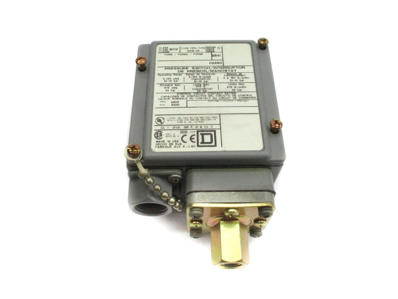 SQUARE D 9012GAW25 SER. C 3-150PSI NSNP