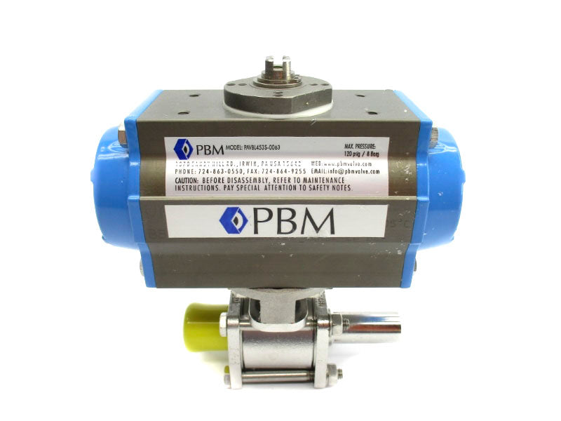 PBM PAVBL453S-0063 PBM-3/4" CF3M 120PSI NSNP