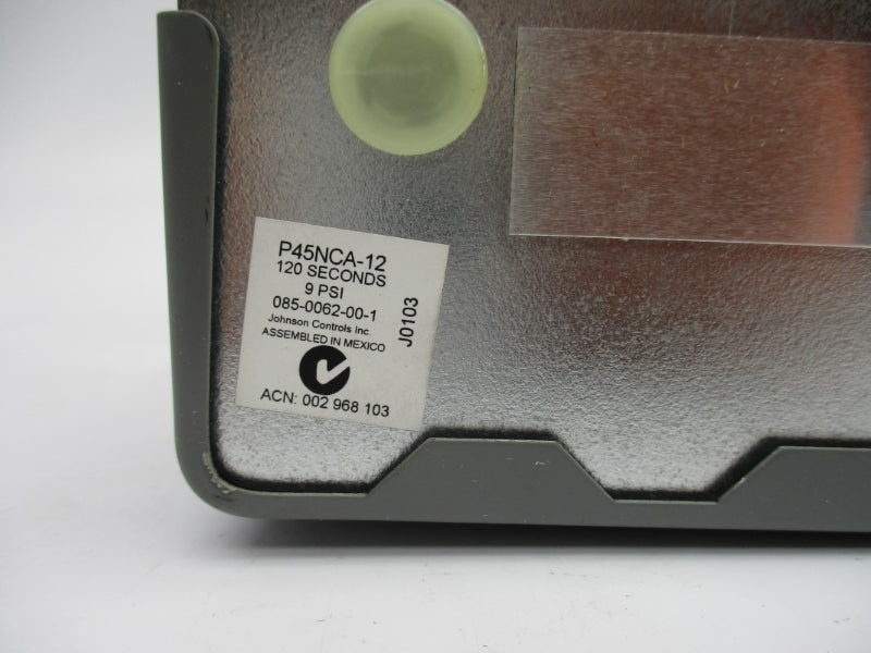 JOHNSON CONTROLS P45NCA-12C 085-0062-00-1 120/240VAC 7/60PSI 120S NSMP