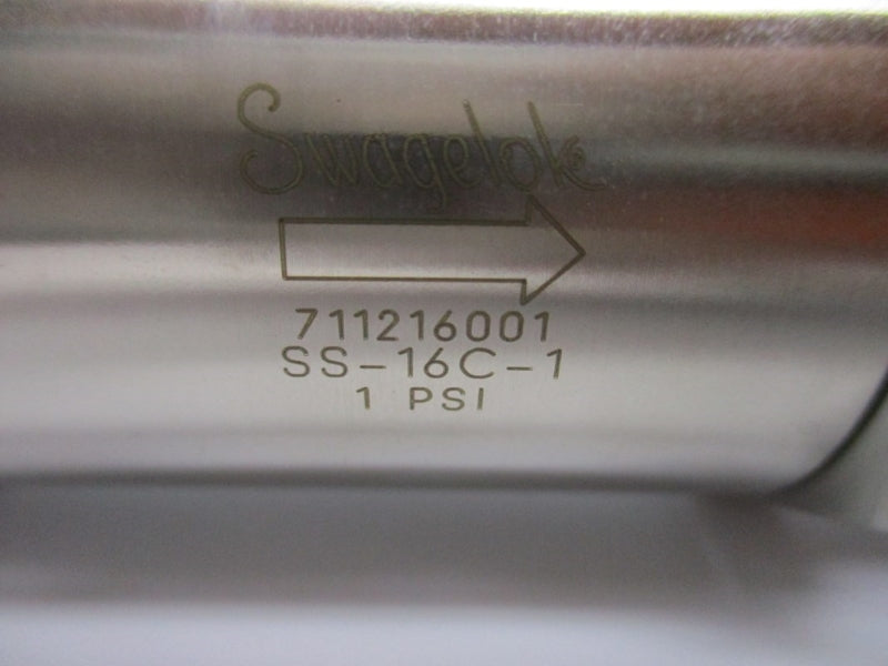 SWAGELOK SS-16C-1 1PSI NSNP
