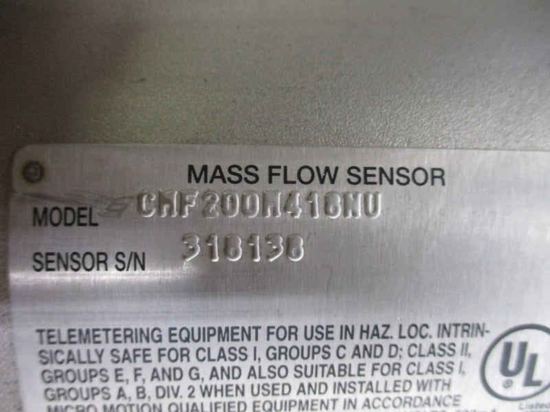 MICRO MOTION CMF200M418NU 1450PSI 0'C NSNP