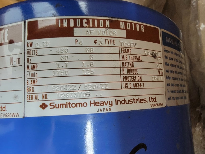 SUMITOMO TC-FV FB-2D 480V 1.7A NSMP