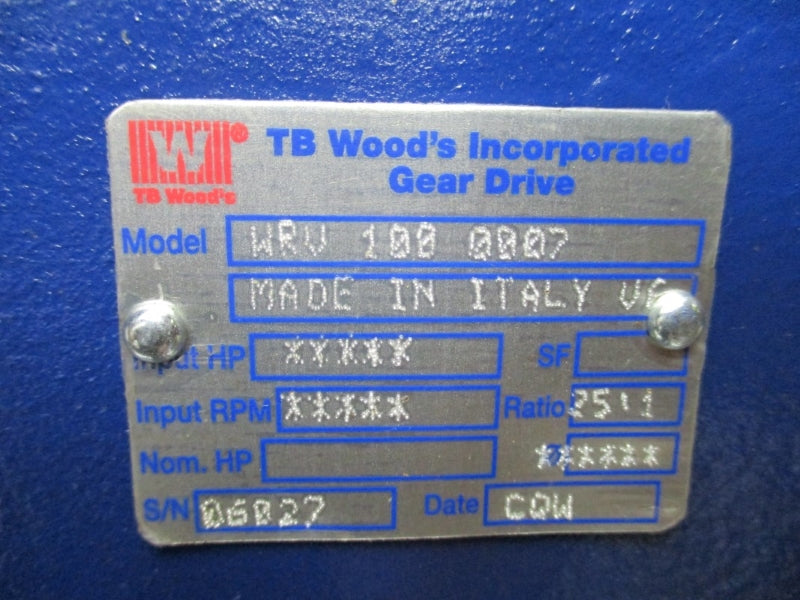 TB WOODS WRV1000007 NSNP