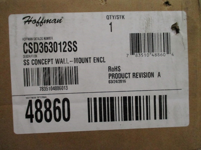 HOFFMAN CSD363012SS NSMP