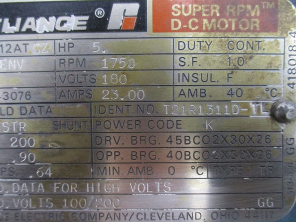 RELIANCE ELECTRIC B2112ATCZ 180V 23.00A REMAN