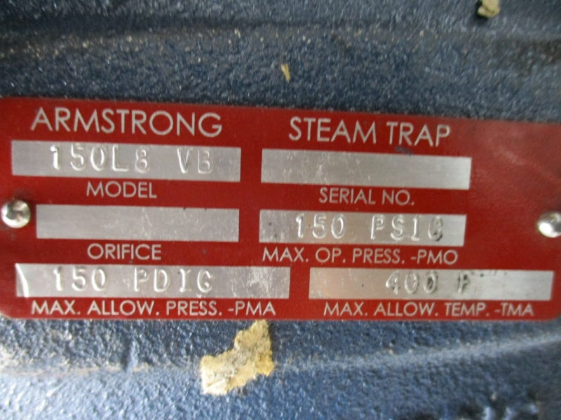 ARMSTRONG 150L8VB 150PSI 400'F NSNP