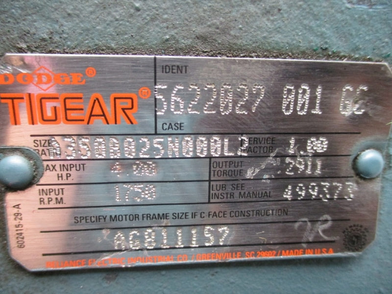 DODGE TIGEAR 4.00 HP 5622027001GC NSNP