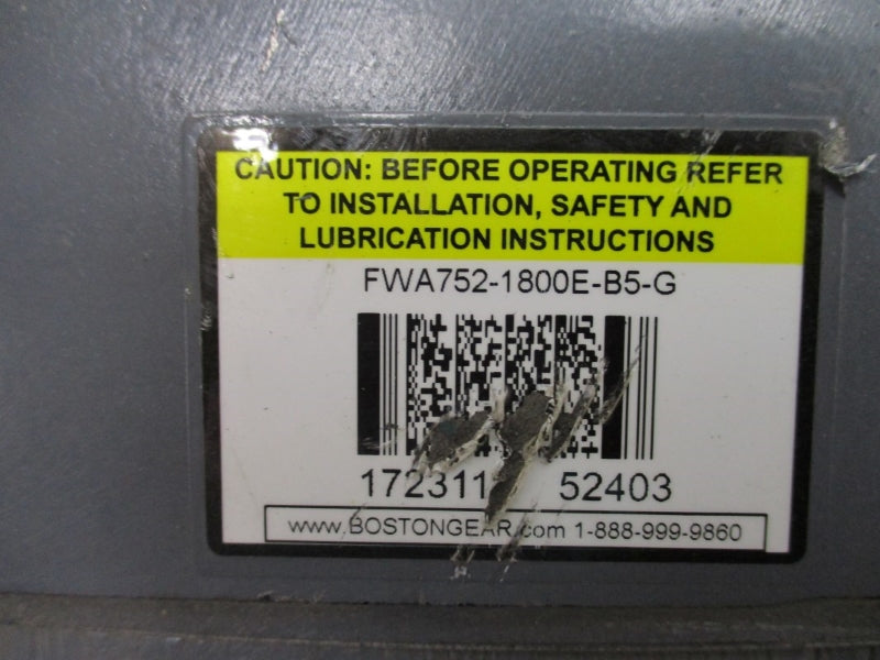 BOSTON GEAR FWA752-1800E-B5-G NSNP