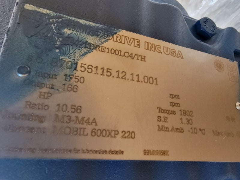 SEW EURODRIVE DRE100LC4/TH 266/460V 11.20/6.50A NSMP