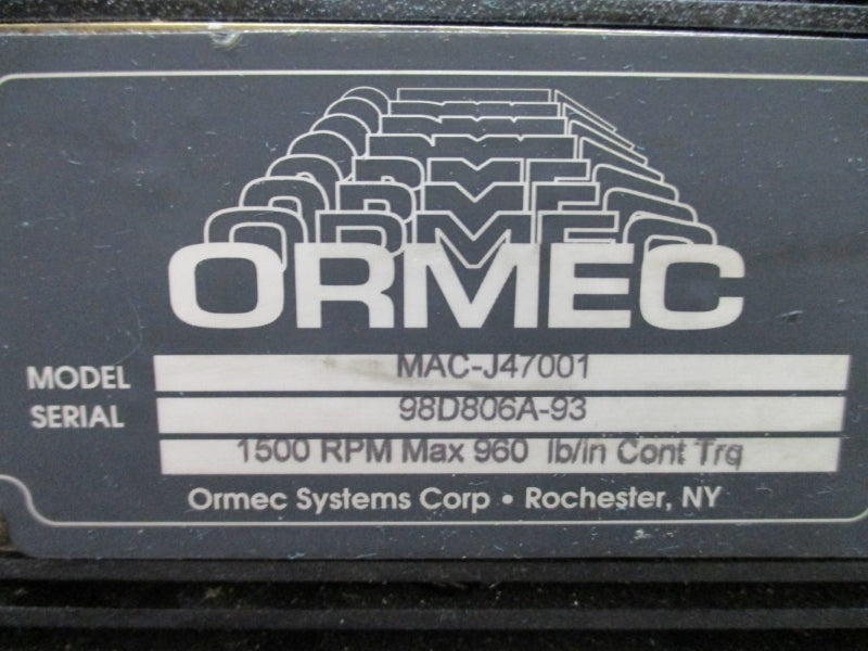 ORMEC MAC-J47001 NSNP