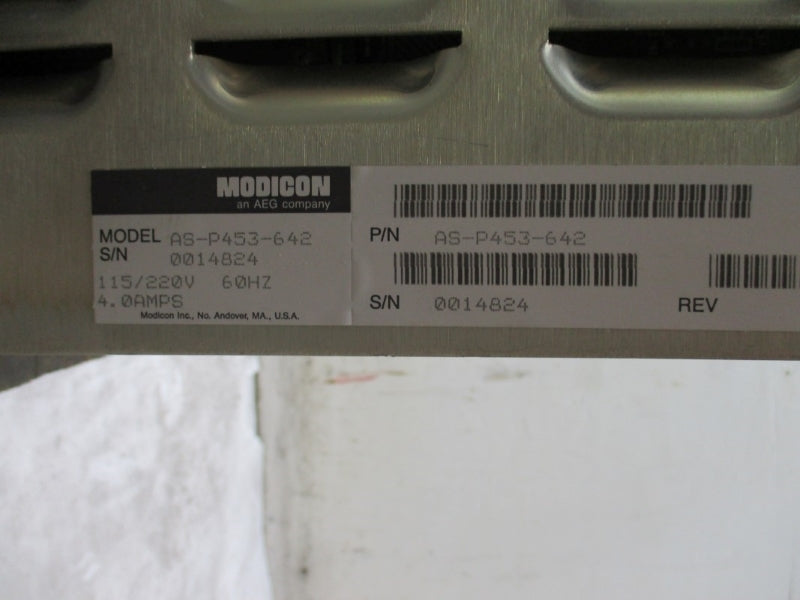 MODICON AS-P453-642 115/220V 4.0A NSMP