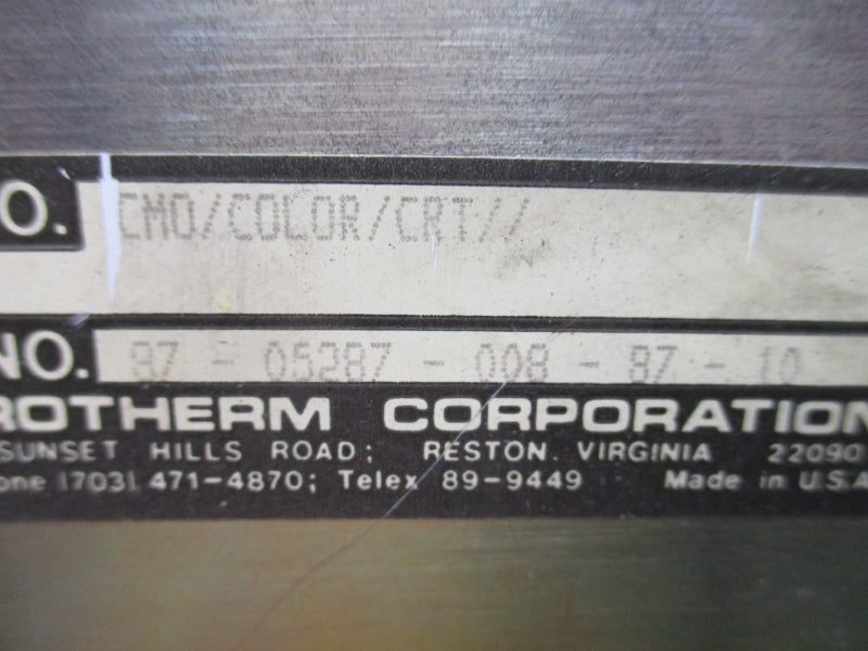 CINCINNATI MILACRON CMO/COLOR/CRT// 1-288-0028 NSNP