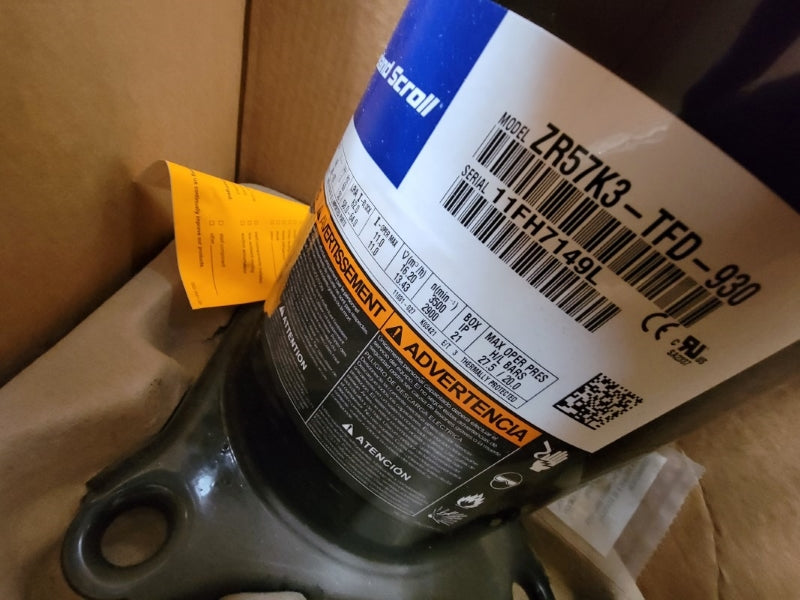 COPELAND SCROLL ZR57K3TFD930 460V 62.0A NSMP