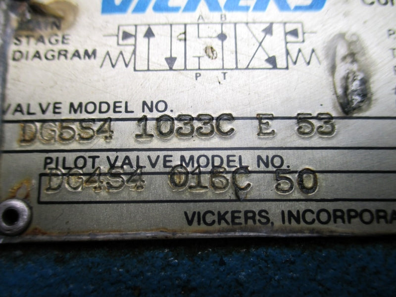 VICKERS DG5A41033CE53 594558 3000PSI UNMP