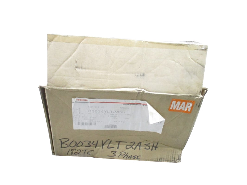 TOSHIBA B0034YLT2ASH 230/460V 7.6/3.8A NSMP