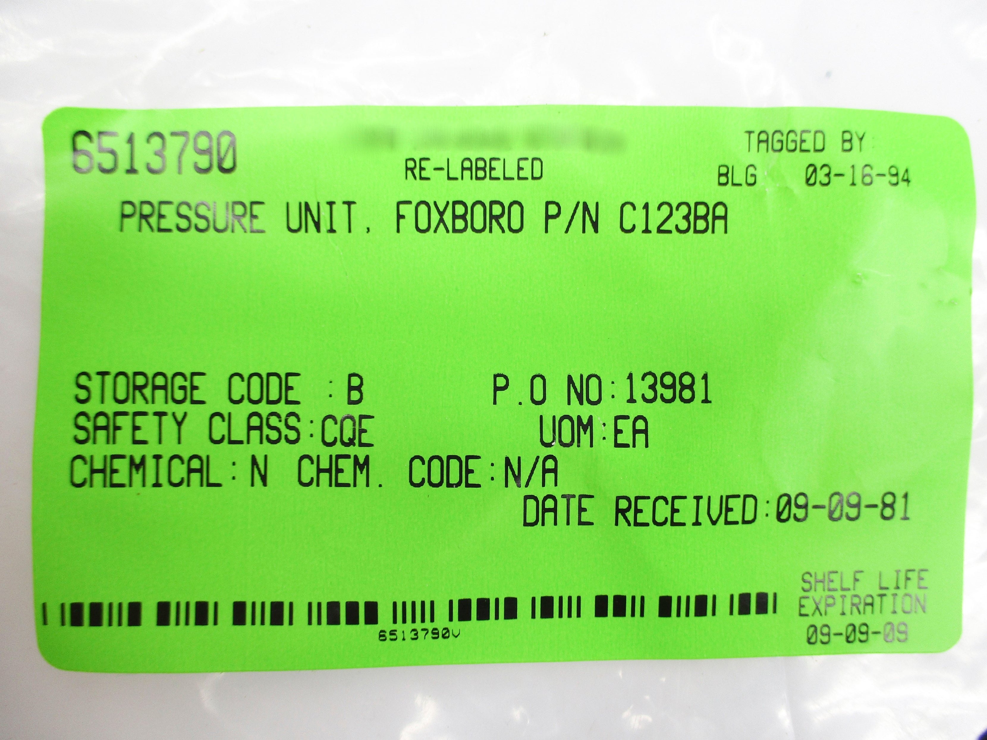 INVENSYS C123BA NSNP