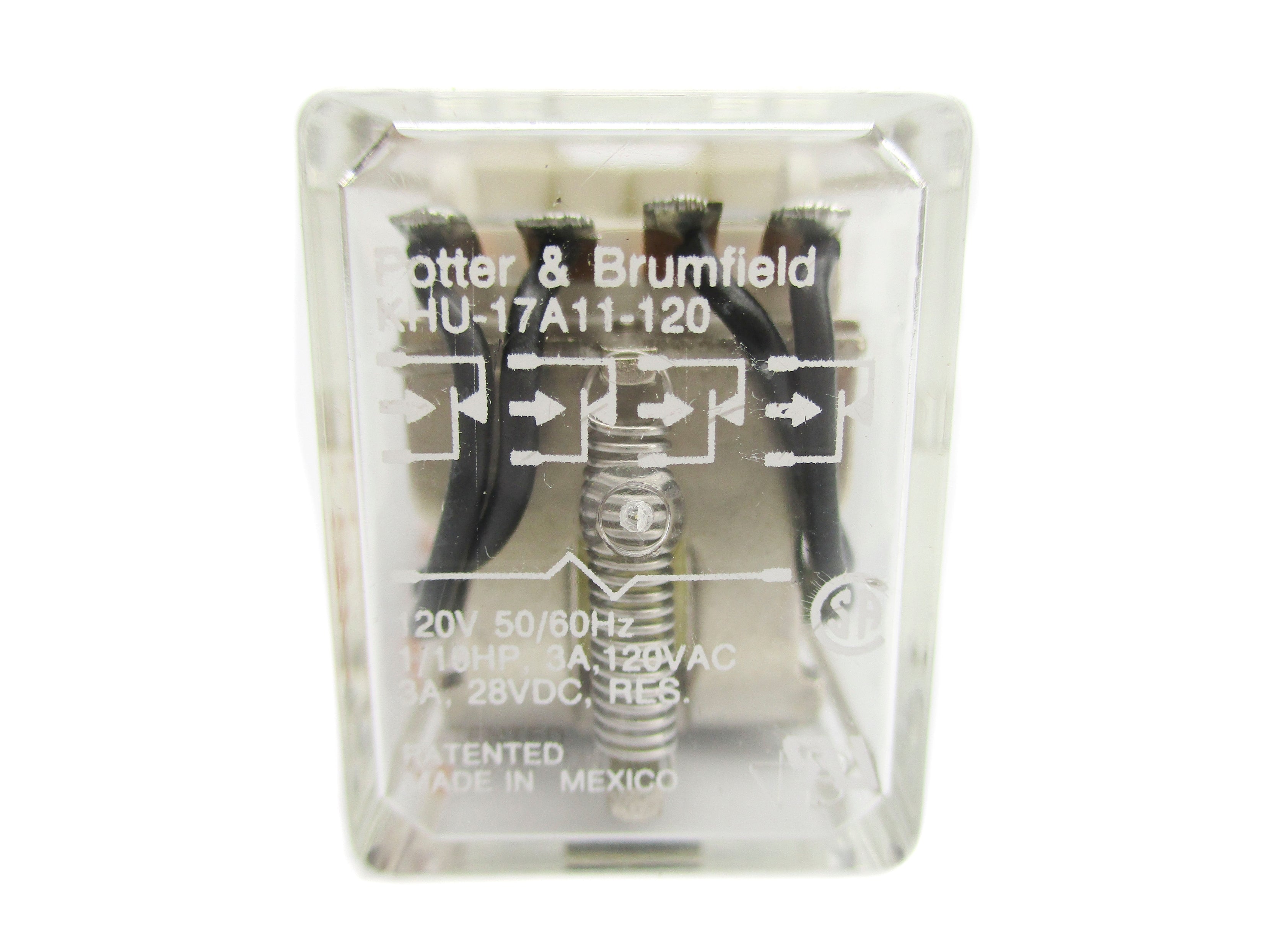 POTTER&BRUMFIELD KHU-17A11-120 120VAC 3A NSNP