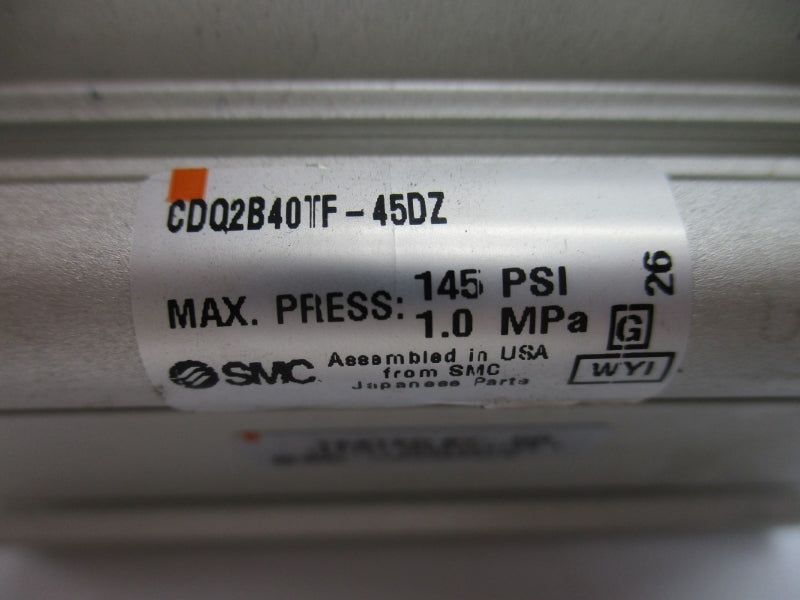 SMC CDQ2B40TF-45DZ 145PSI NSNP
