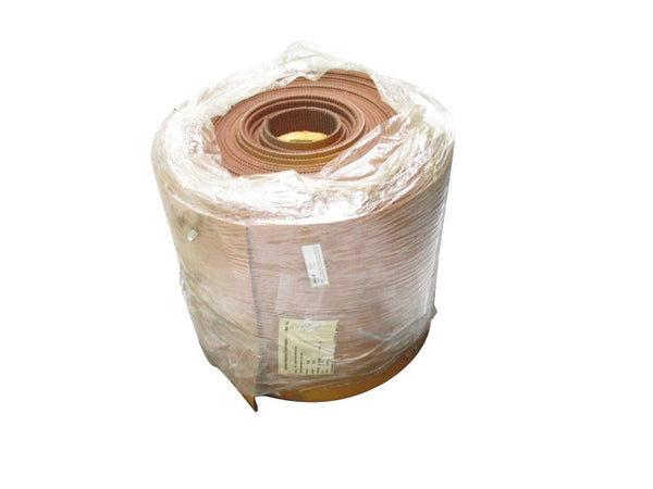 NITRILE 3-PLY BROWN ROUGH TOP CONVERYOR BELT ROUGHTOP3PLYBRN 18IN NSMP