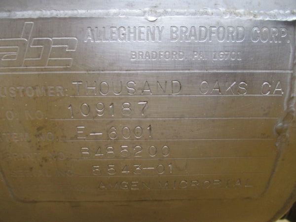 ALLEGHENY BRADFORD 109187 E-6001 NSMP