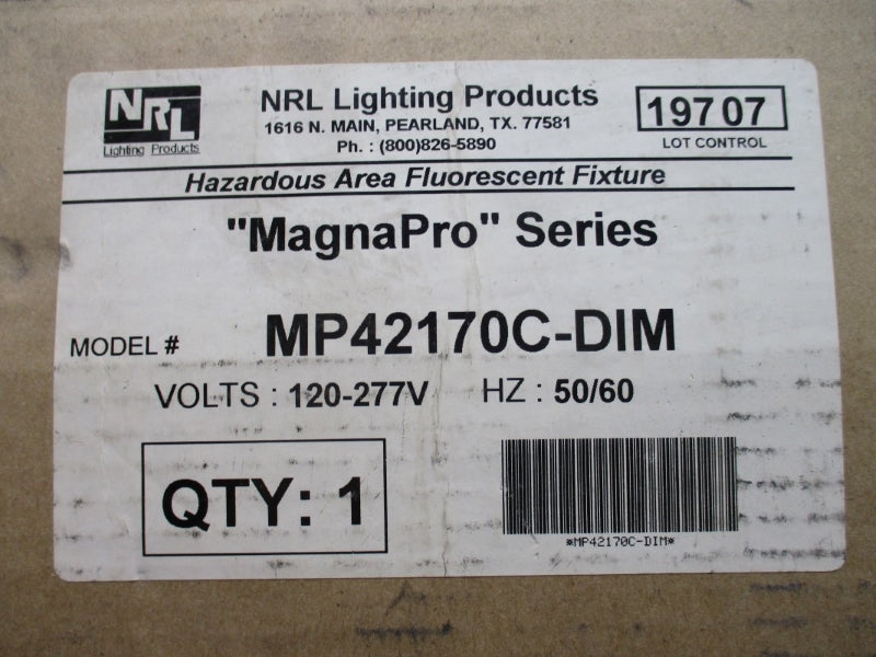 NRL LIGHTING PRODUCTS MP42170C-DIM 120-277VAC 0.60A NSMP