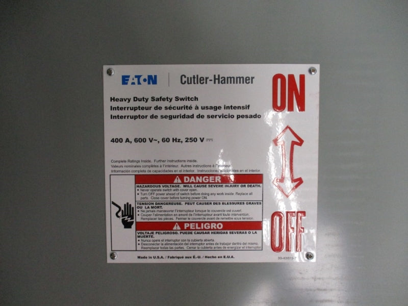 EATON DH665FDK 600VAC 400A NSMP