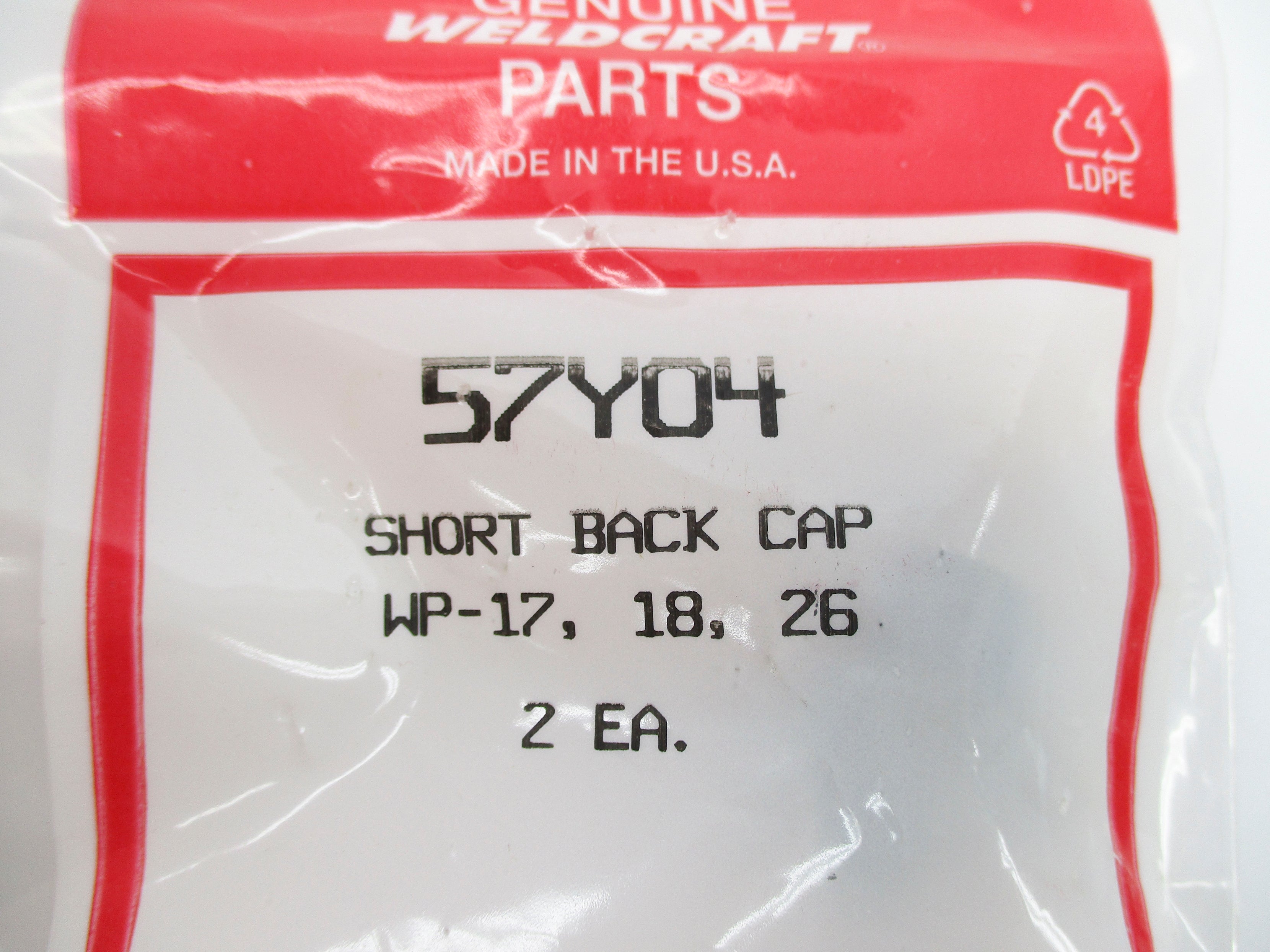 WELDCRAFT 57Y04 (PKG OF 2) NSMP