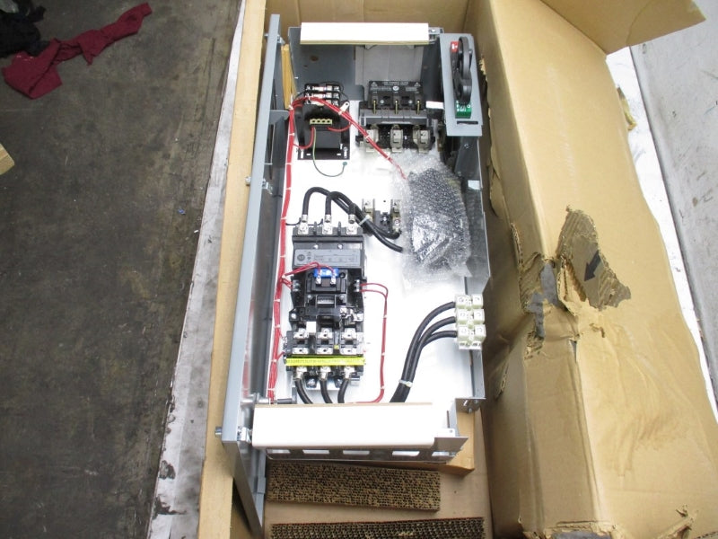 ALLEN BRADLEY SIZE 3 MCC BUCKET 2112B-DDC-3-6P-17-26R-47-90-107 SER. X 110/115-120V NSMP