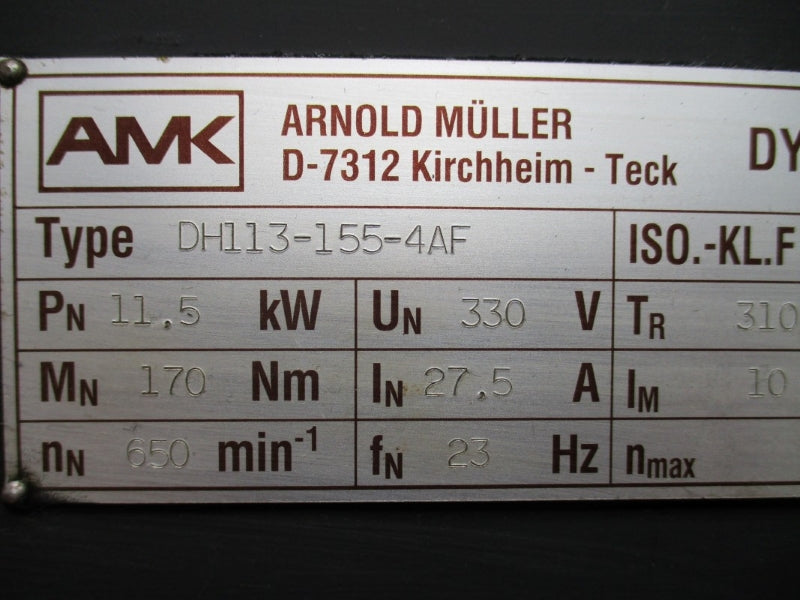 AMK DH113-155-4AF 9215-150177 380V 27.5A NSNP