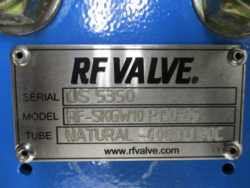 RF KNIFE GATE 10" 10 INCH VALVE RF-SKGW10P150-55 NSNP
