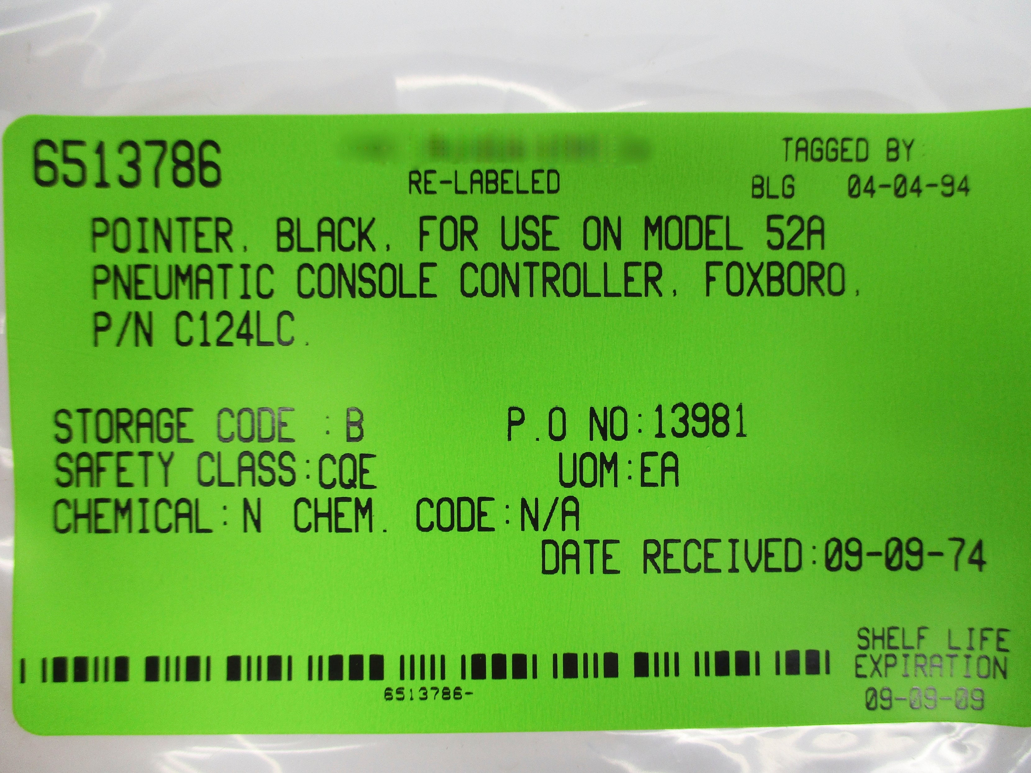 FOXBORO C124LC NSNP