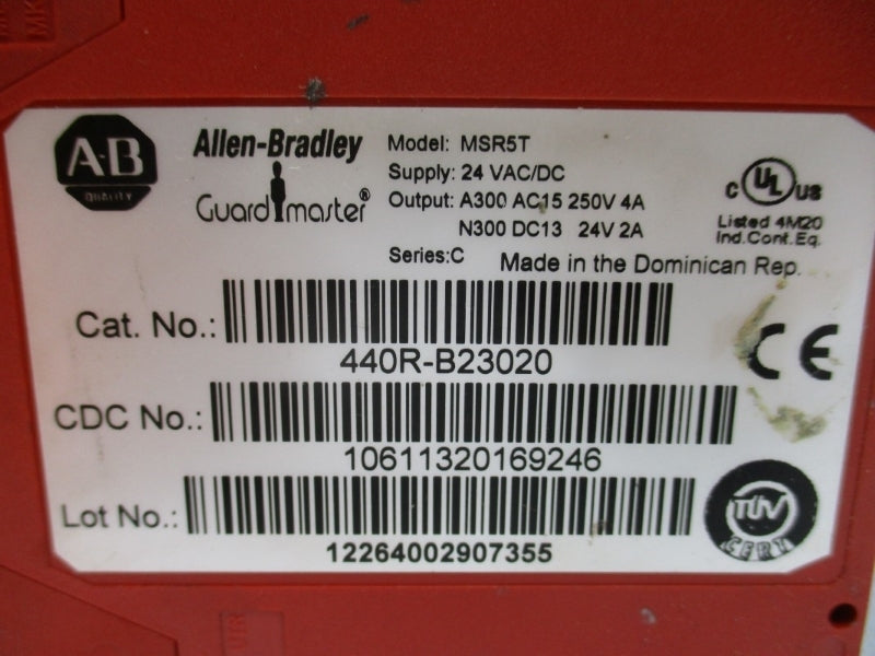 ALLEN BRADLEY 440R-B23020 SER. C 24VAC/DC NSNP