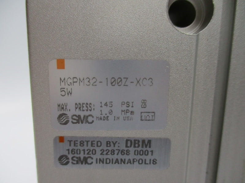 SMC MGPM32-100Z-XC35W 145PSI NSNP