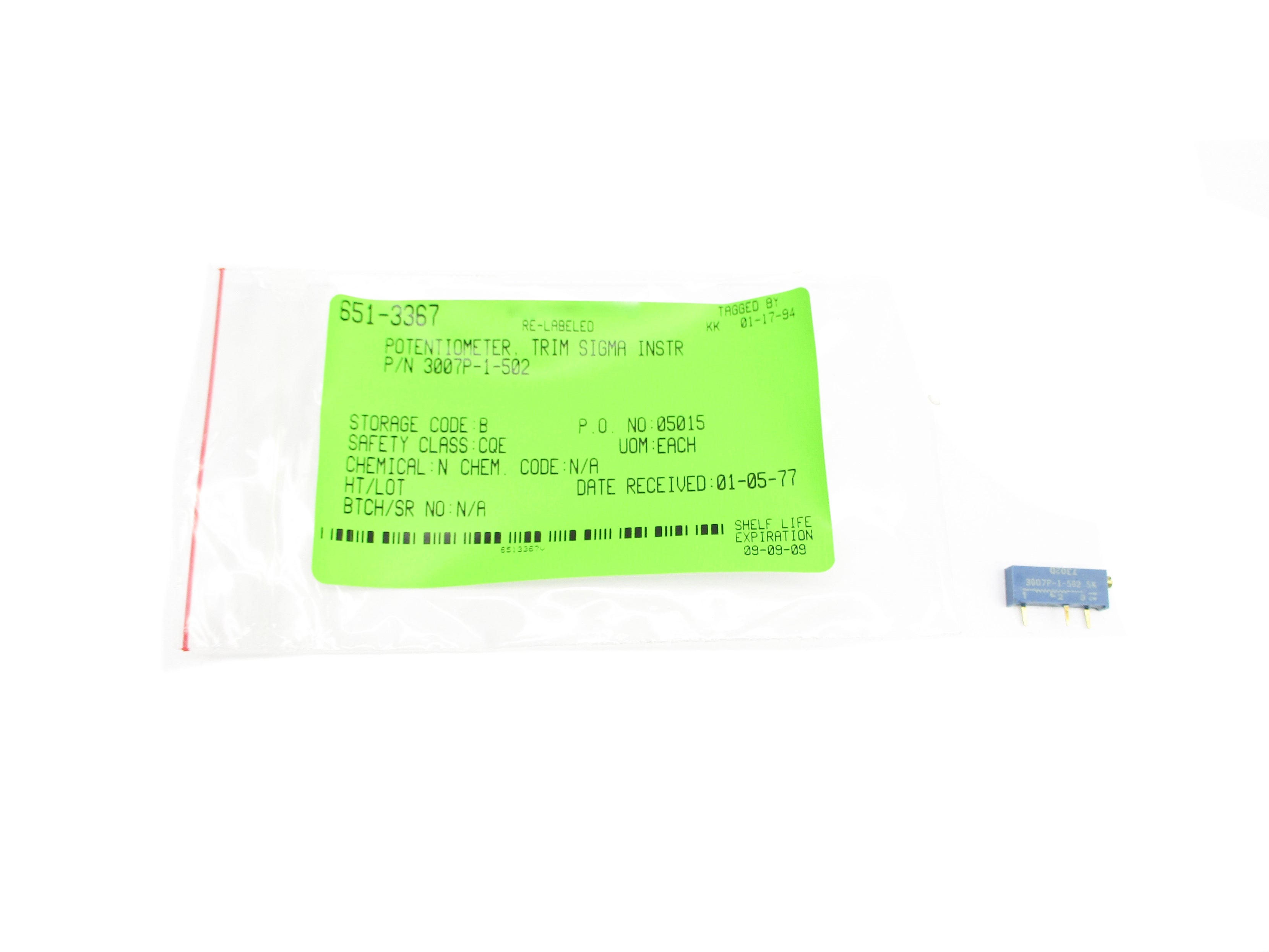 BOURNS 3007P-1-502 NSNP