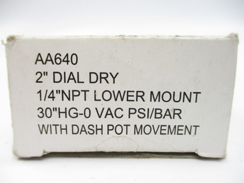 GAUGE AA640 30"HG-0VAC 2" NSMP