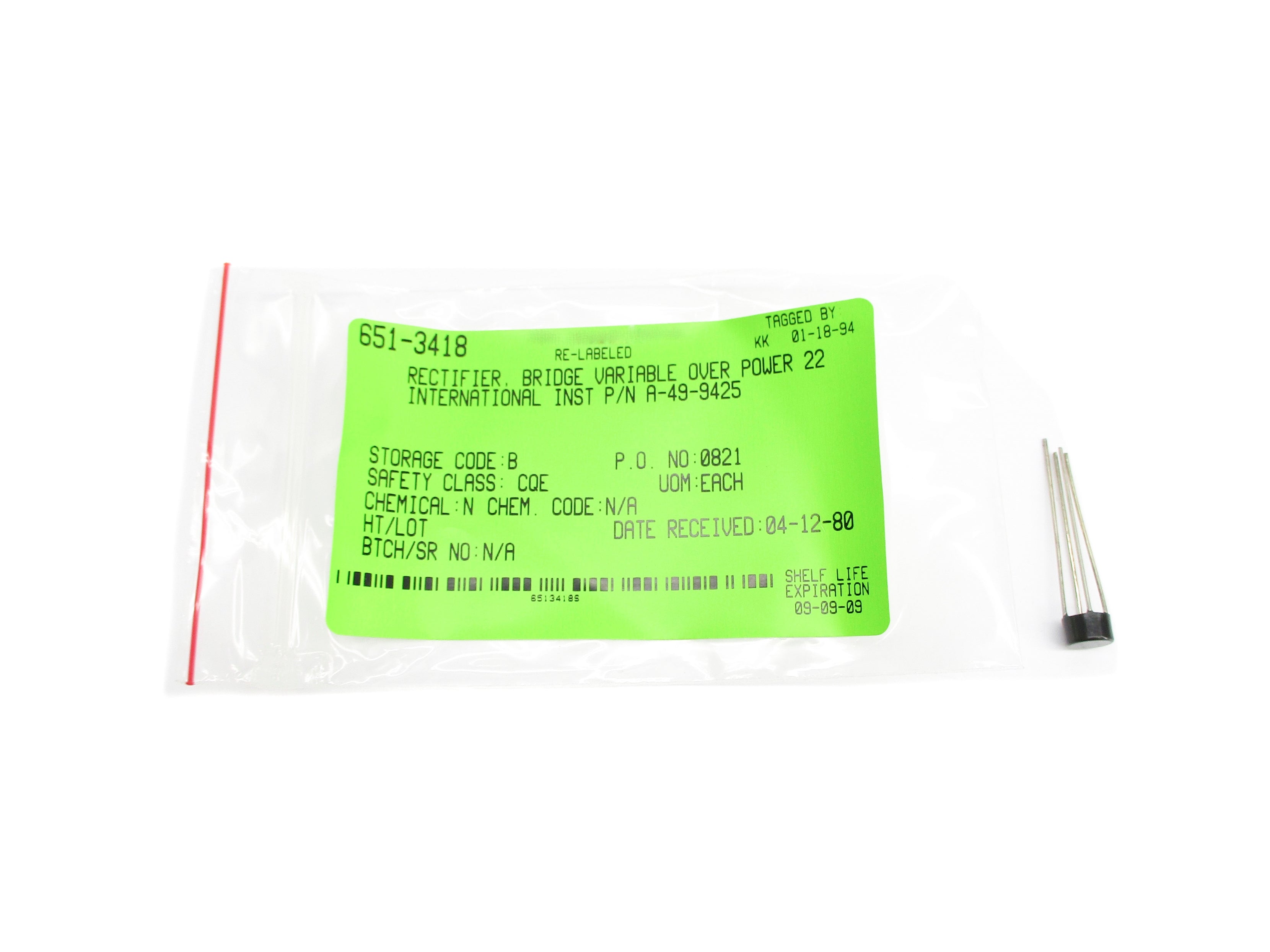 SPARE PART W02M A-49-9425 NSNP