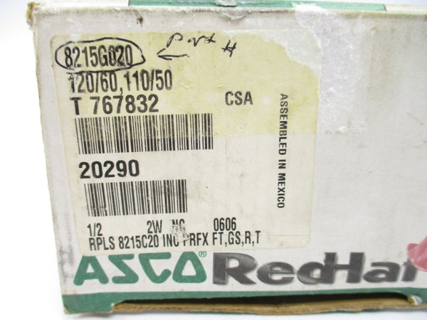 ASCO 8215G020 110/120V 50PSI 1/2" NSMP