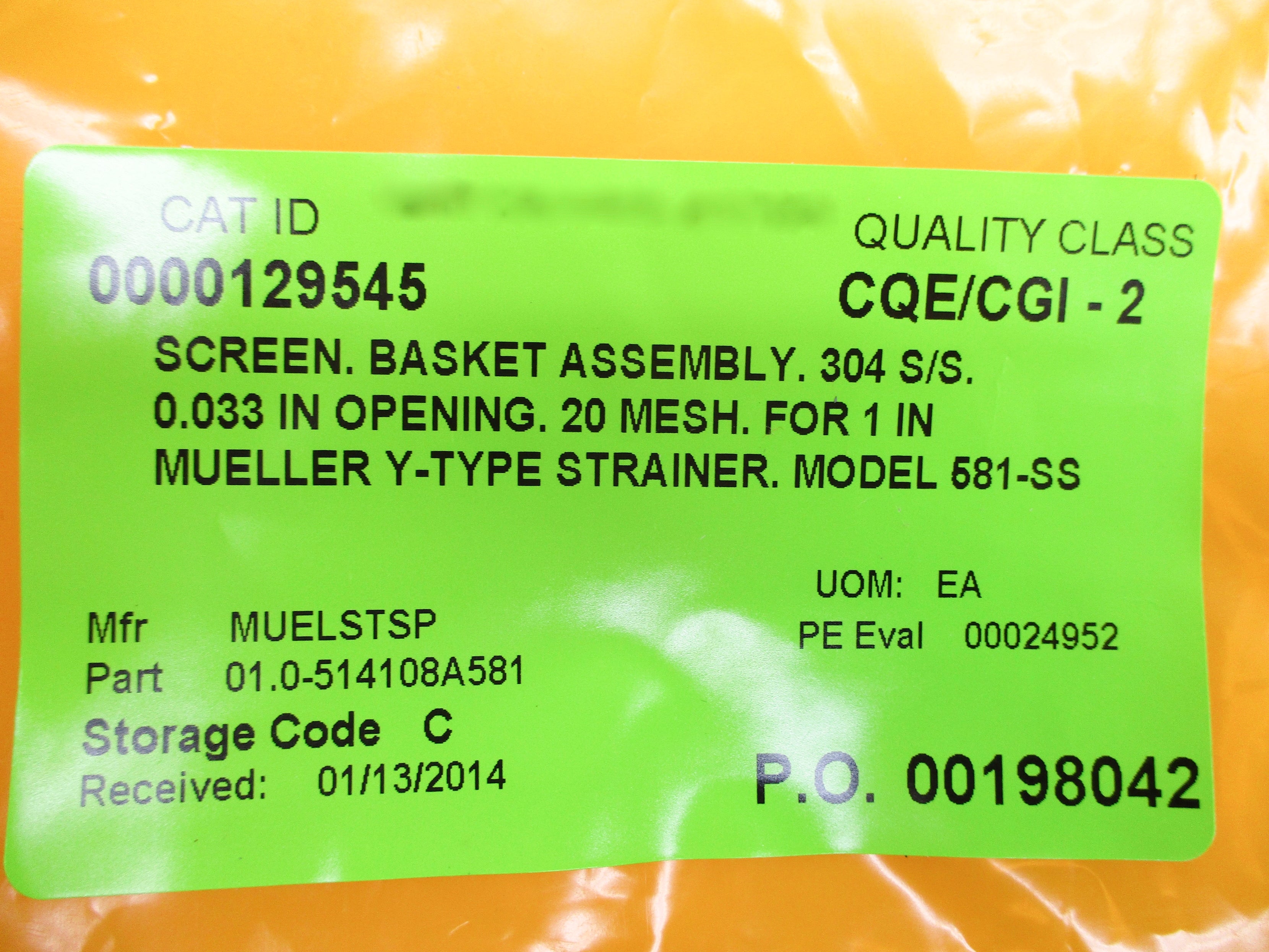 MUELLER 304S/S NSNP