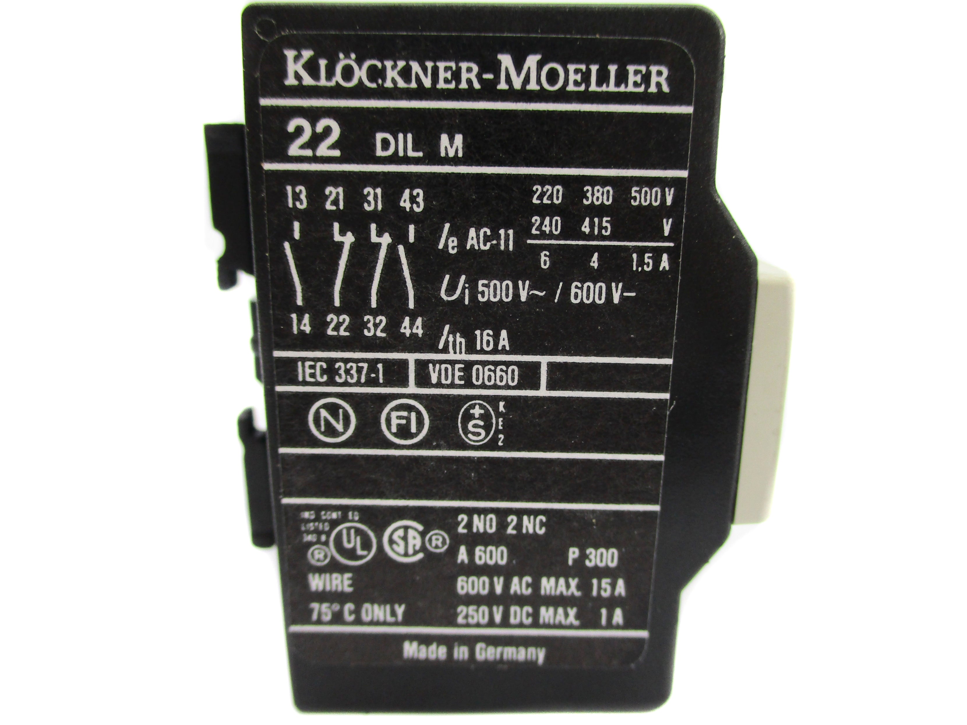 KLOCKNER MOELLER 22DILM NSNP