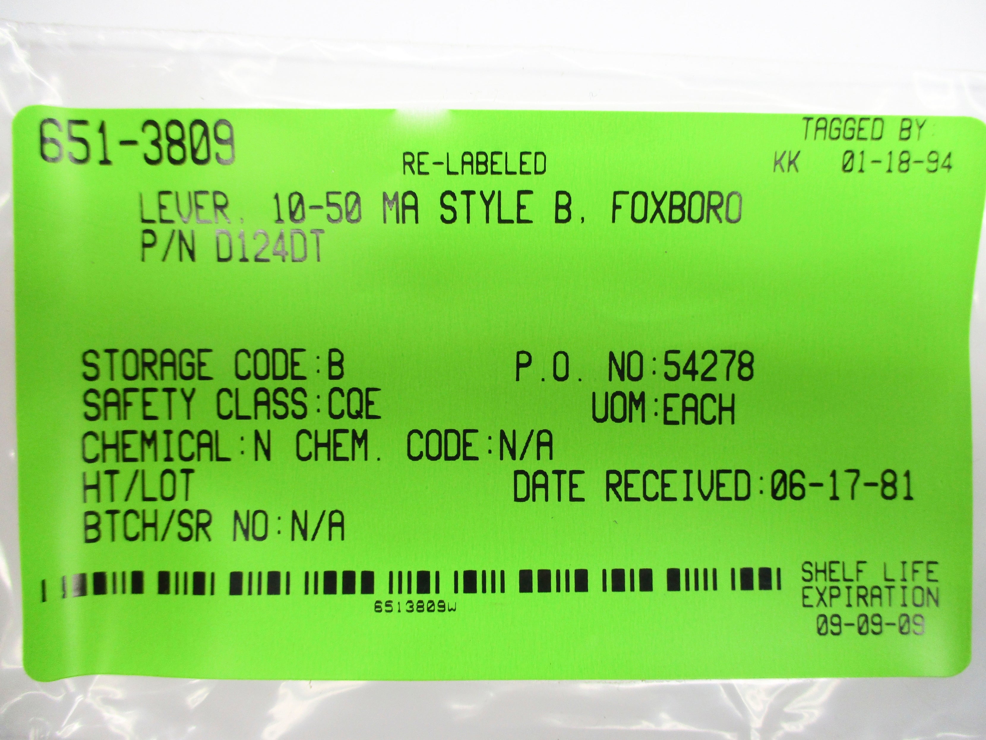 FOXBORO D124DT NSNP