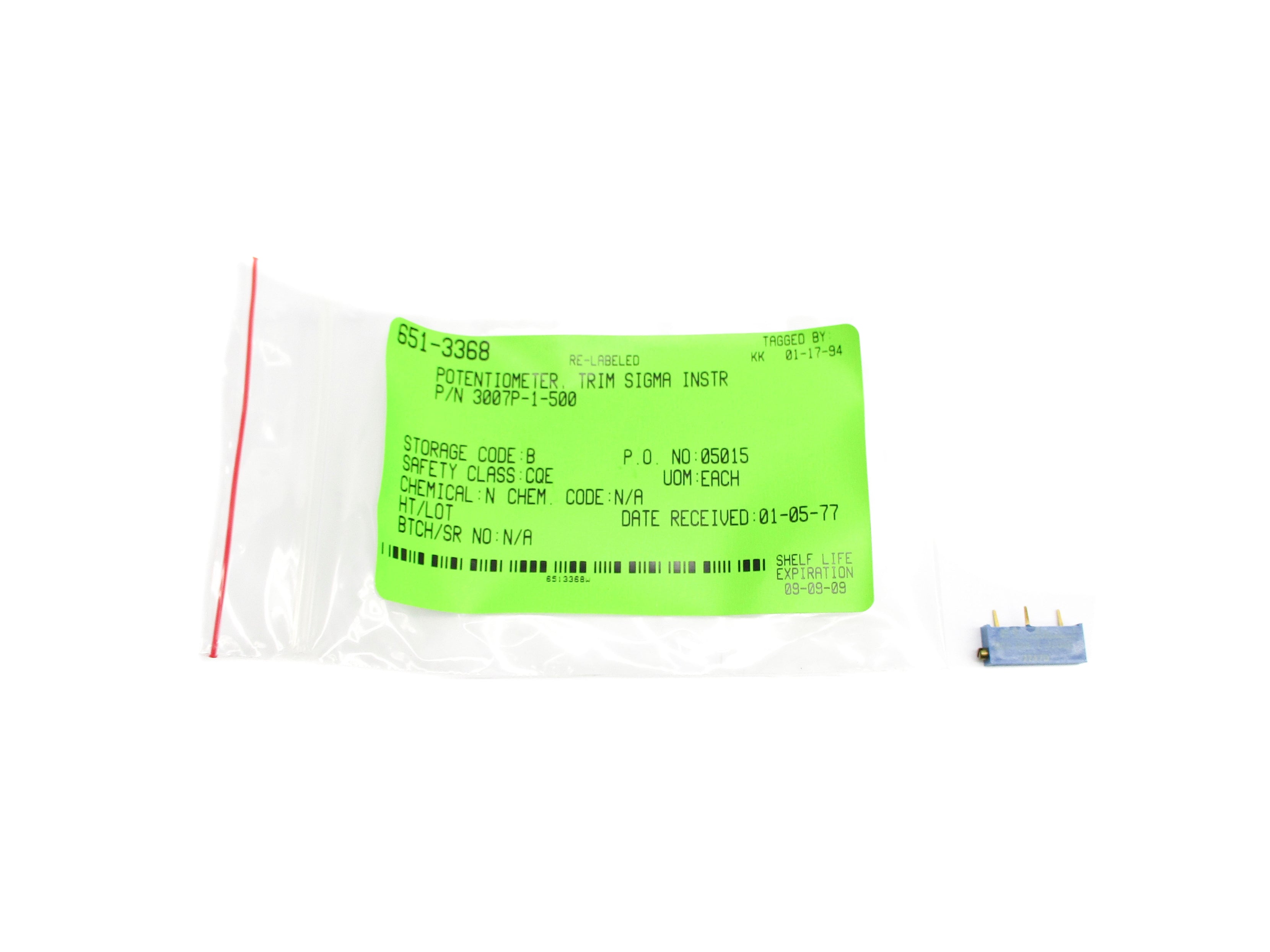 POTENTIOMETER 3007P-1-500 NSNP