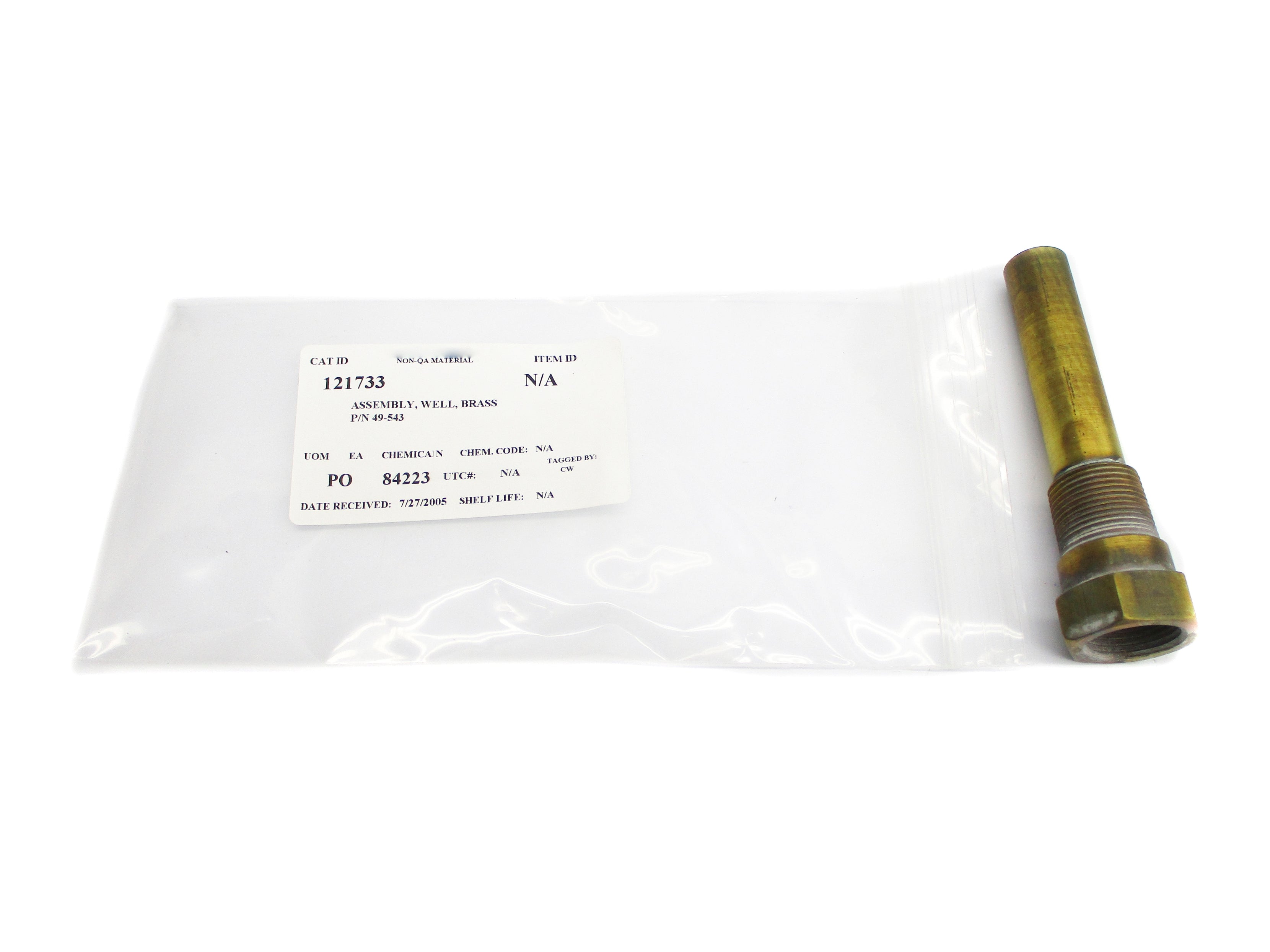 WELL ASSEMBLY BRASS 49-543 NSNP