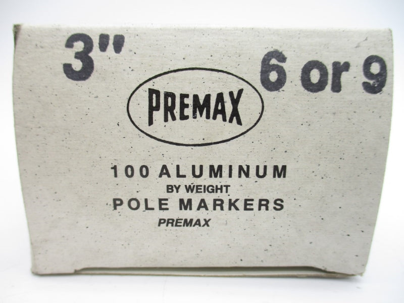 PREMAX 6 OR 9 3" (PKG OF 100) NSMP