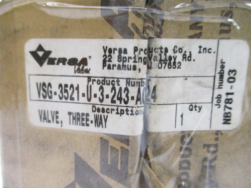 VERSA VSG-3521-U-3-243-A024 7.5VDC 40-175PSI NSMP