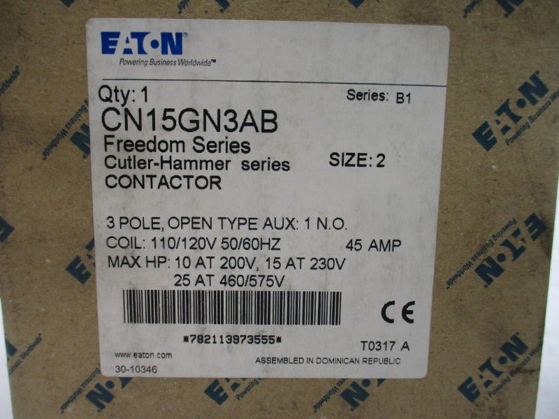 EATON CN15GN3AB SER. B1 110/120V 45A NSMP