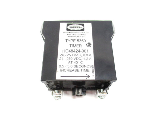 HUBBELL HC48424-001 5350 24-250VAC 1.2A 0.5-3.0S 40'C NSNP