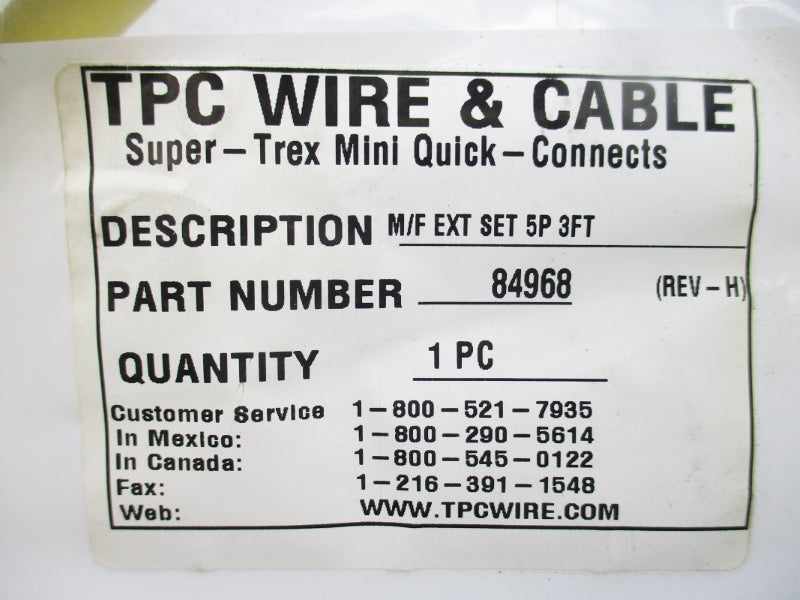 TPC WIRE & CABLE 84968 NSMP