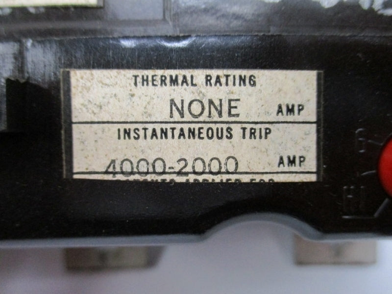 WESTINGHOUSE 455D565G30 4000-2000A NSNP