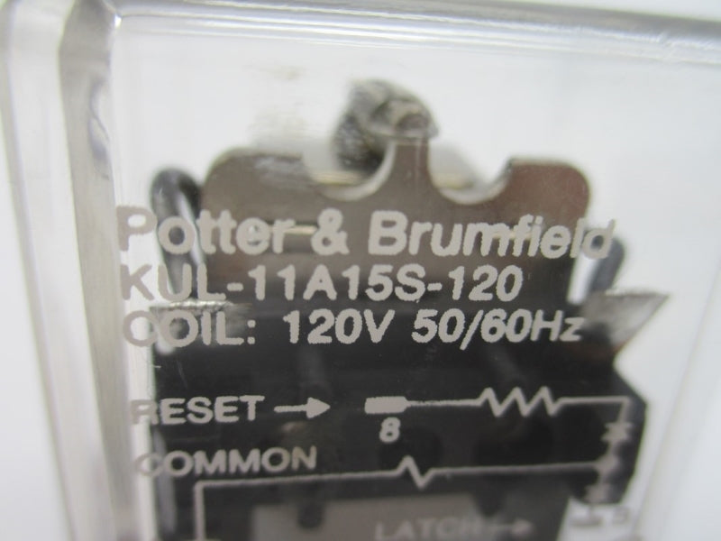 POTTER & BRUMFIELD KUL-11A15S-120 120V 10A NSNP