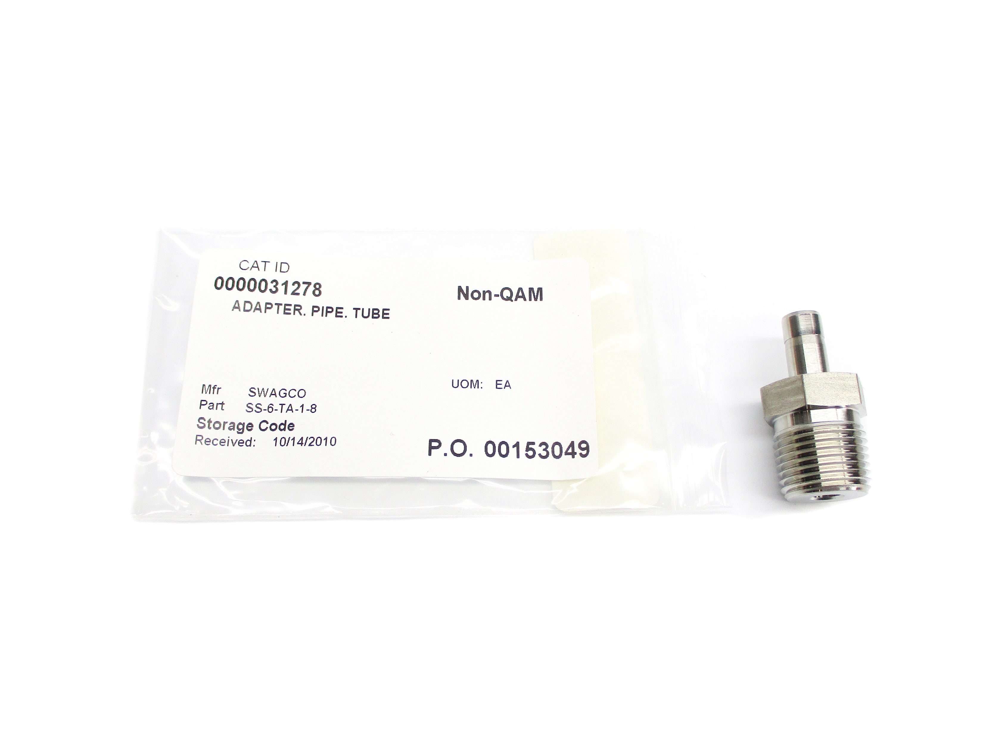 SWAGELOK SS-6-TA-1-8 NSNP